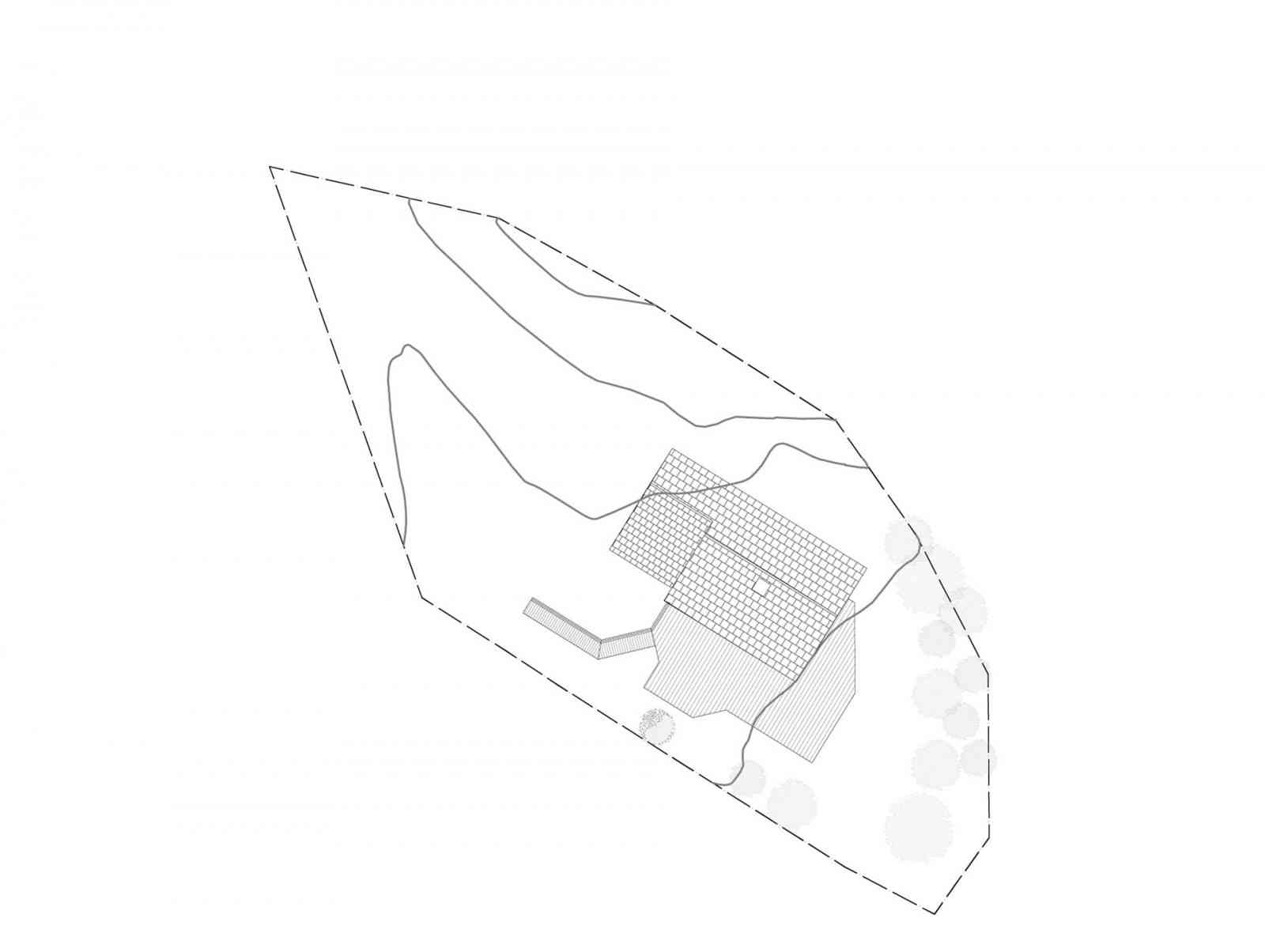 Plan de masse Casa Vallone