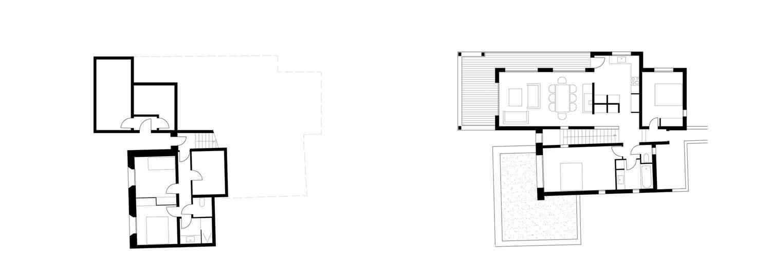 Plans Architecture Casa Arraghju San Gavino di Carbini